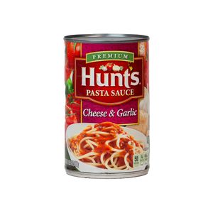 Salsa Tomate Queso & Ajo Hunts Lata