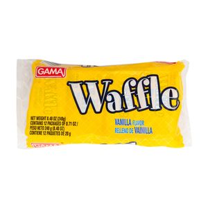 Galleta Waffle Vainilla Gama 12 Pack