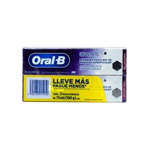 Crema Dental 3D White Brillant Fresh 2Pack Oral B