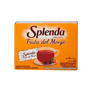 Endulzante Fruta del Monje Splenda 50 Sobres