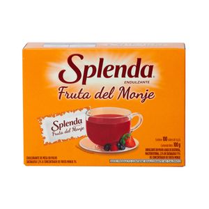 Endulzante Fruta del Monje Splenda 100 Sobres