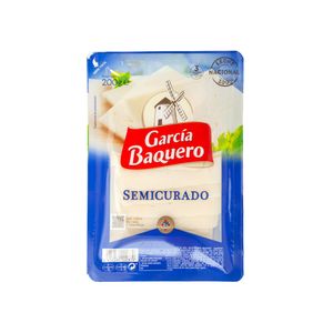 Queso Semicurado Rodajado Garcia Baquero