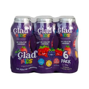Yogurt Líquido Mix Kids Glad 6 Pack