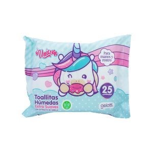 Toallas Húmedas Sábila Unicornio Gelatti