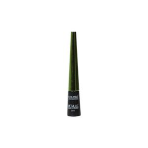 Delineador Pestañas Metallic Verde Colors