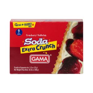 Galleta Soda Extra Crunch Gama