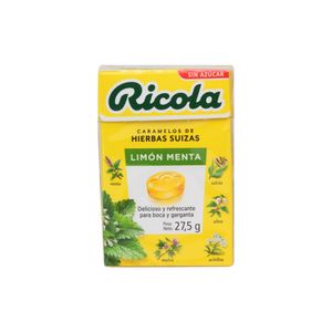 Caramelo Hierbas Suizas Sin Azúcar Limón Menta Ricola