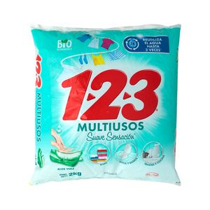 Detergente Polvo Aloe Vera 1-2-3
