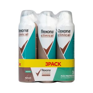 Desodorante Hombre Clinical Intense Fresh Aerosol 3 Pack