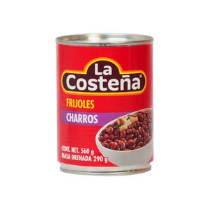 Frijoles Enteros Charros La Costeña Lata