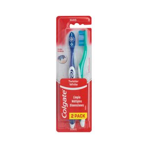 Cepillo Dental Twister White Suave Colgate