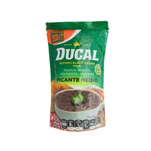Frijoles Volteados Negros Picante Medio Ducal Doypack