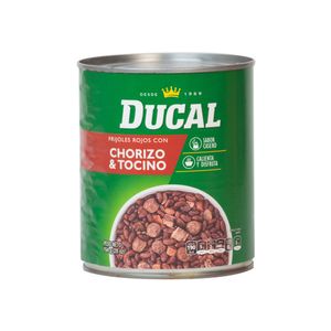 Frijoles Enteros Rojos Chorizo Y Tocino Ducal