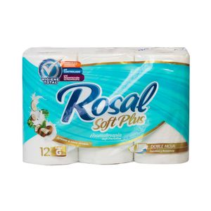 Rollo Doble Hoja Celeste Soft Plus Rosal