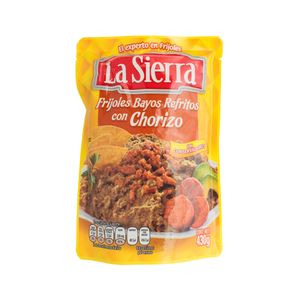 Frijoles Bayos Con Chorizo La Sierra