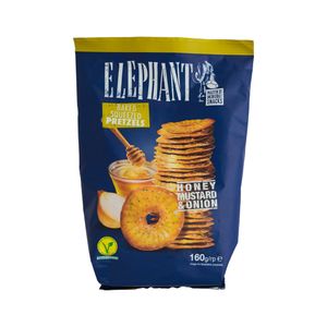 Frituras Pretzel Mostaza Dulce & Cebolla Elephant