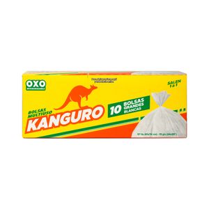 Bolsa Grande Blanca Kanguro