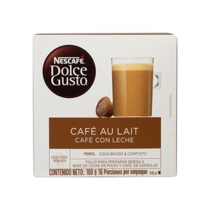 Cápsulas Café Au Lait Dolce Gusto 16 Tazas