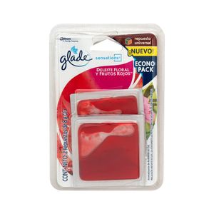 Aromatizante Floral Frutos Rojos Glade Repuesto 2 Pack