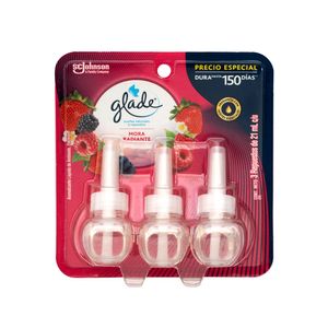 Aromatizante Mora Radiante Glade 3 Pack