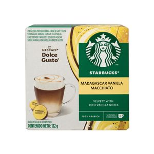 Cápsulas Café Macchiato Madagascar Vainilla Starbucks 6 Tazas