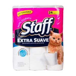 Papel Higiénico Doble Hoja Extra Suave Staff