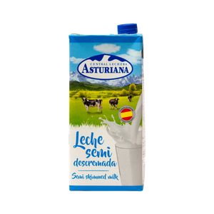 Leche UHT Semidescremada Central Lechera Asturiana