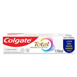 Crema Dental Total Prevención Activa Clean Mint Colgate