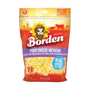 Queso Rallado Fino 4 Quesos Mexicanos Borden