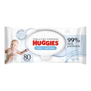 Toallas Húmedas Huggies Puro Y Natural