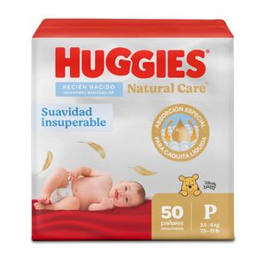 Pañal Desechable Talla P/1 Natural Care Huggies