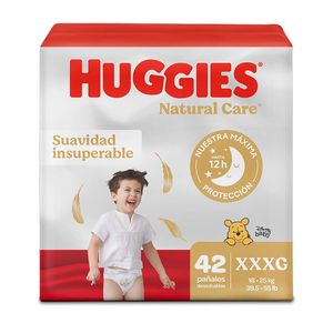Pañal Desechable Talla XXXG/6 Care Natural Huggies