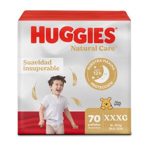 Pañal Desechable Talla XXXG/6 Natural Care Huggies
