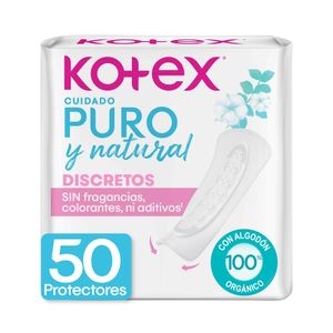Protectores Diarios Puro Y Natural Kotex