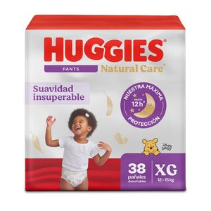 Pañal Desechable Talla XG/4 Natural Care Pants Huggies