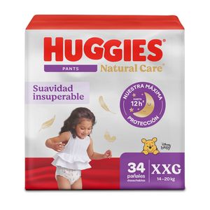 Pañal Desechable Talla XXG/5 Natural Care Pants Huggies