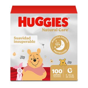 Pañal Desechable Talla G/3 Natural Care Huggies