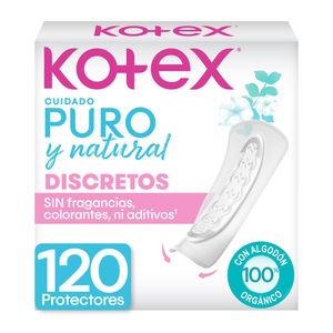 Protectores Diarios Puro Y Natural Kotex