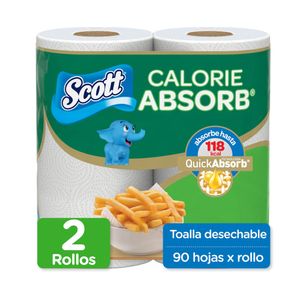 Mayordomo Doble Hoja Calorie Absorb Scott 90hjs.