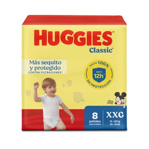 Pañal Desechable Talla XXG/5 Classic Huggies