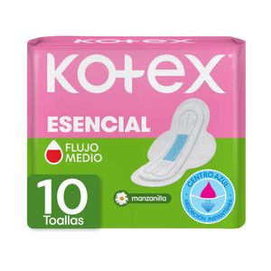 Toalla Femenina Esencial Manzanilla Kotex