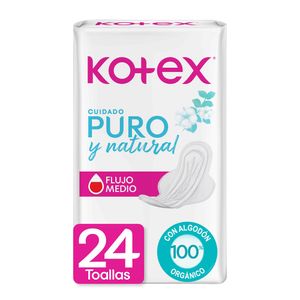 Toalla Femenina Puro Y Natural Kotex