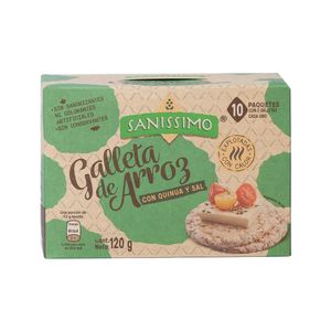 Galleta Arroz Con Quino Y Sal Sanissimo