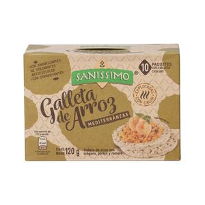Galleta Arroz Mediterránea Sanissimo
