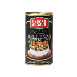 Aceitunas Verdes Rellenas Anchoa Sassón