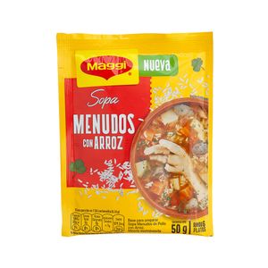 Sopa Menudos Con Arroz Maggi