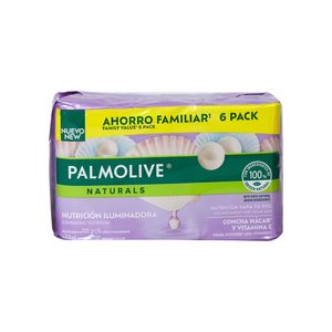 Jabón Pastilla Nutrición Iluminadora Palmolive 6 Pack