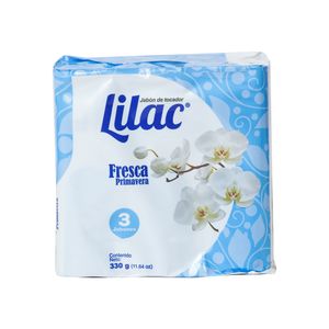 Jabón Pastilla Fresca Primavera Lilac 3 Pack