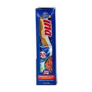 Pasta Espagueti Ina 3 Pack + Salsa Preparada