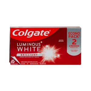 Crema Dental Luminous White Brillant Colgate 2 Pack